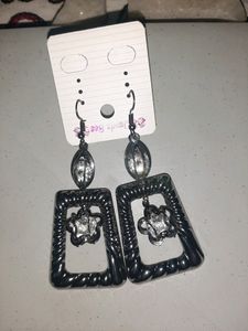 Silver Colour Earrings