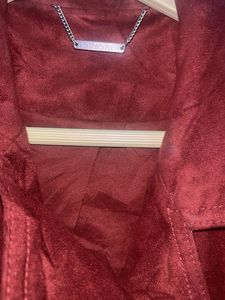 Brown Suede Moto Jacket