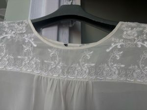 White Embroidered Top