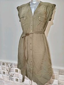 🎄Buy 1, Get 1 Free🎁M/L Olive Green Dress