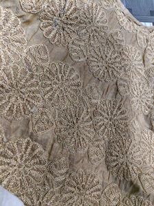 Embroidered Beige Kurti