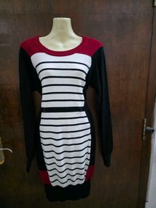 Striped Knit Dress