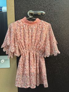 Floral Print Mini Dress