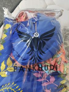 Blue Embroidered lehenga set