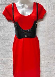 Red Bodycon Dress For Small To Medium Size