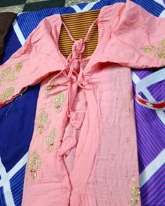 Embroidered Readymade Kurta Set