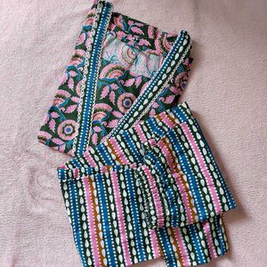 New Cotton 2pcs Kurta Suit