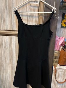 Black skater dress
