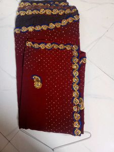 Chocolate Colour Saree