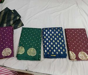 Saree Without Blouse Piece (1 Set)