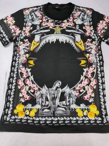 Givenchy Black Shark and Mermaid Print Cotton