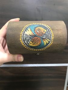 Wooden Box Handpainted
