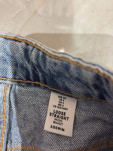 HM High Waist Straight Jeans