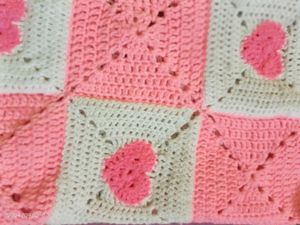 Pink Crochet Large Tote