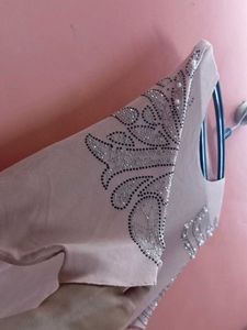 Embellished Sleeve Top
