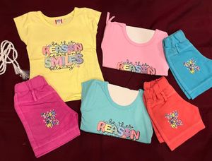 Cute Girls T-shirt &amp; Shorts Set