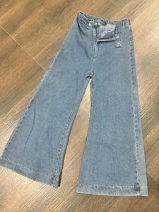 Wide Leg Denim Jeans