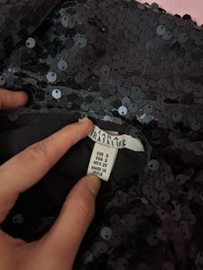 ZARA sequins Dress With V-back