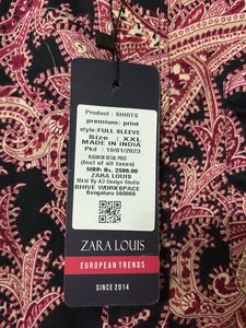 Patterned Men&#39;s Shirt