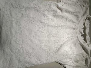White Eyelet Blouse