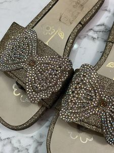 Sparkly Bow Flats