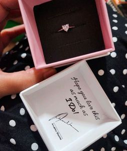 GIVA 925 Silver Heart Solitaire Ring For Women