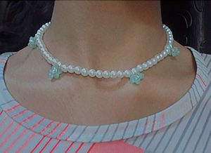Choker White Pearl