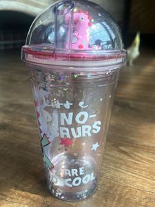 Dinosaur 🦕 Glitter Sipper