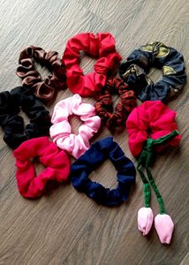 Scrunchie Set (Pack Of 8+1)