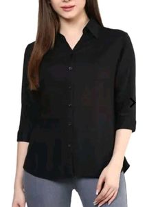 Classic Black Button-Up Shirt