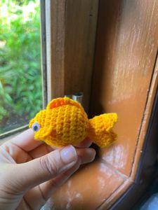 Crochet Handmade Fish Amigurumi Keychain