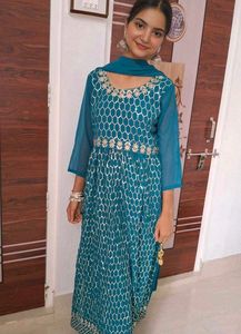 Sea green sharara suit se🌻