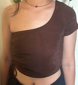 H&amp;M Coffee Brown Top