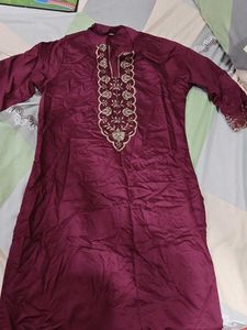 Elegant Embroidered Kurta