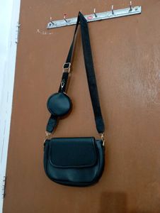 Stylish Black Crossbody Bag