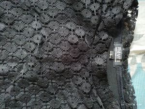 black lace top with inner.. wore for only few hours