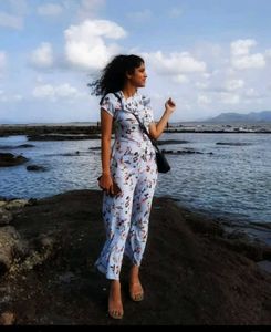 Floral Jumpsuit- Good Condition