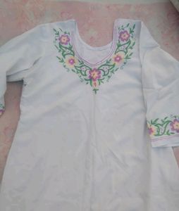 Like New White Kurti Only