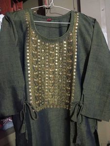 DUAL SHADE EMBROIDERY 🪡 KURTA