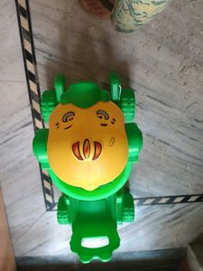 Yellow &amp; Green Duck Ride-On Toy for Babies &amp; Kids