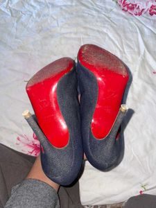 Christian Louboutin Dark Denim heels 👠