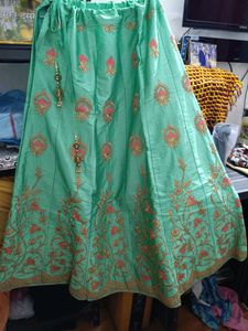 Elegant Mint Green Lehenga Choli