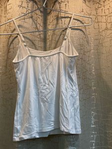 White Peplum Top