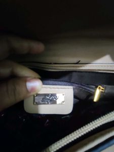 Nayomi moda (dupe) Elegant Cream Crossbody Bag