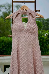 Peach Skater Dress