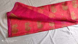 Elephant Printed Beautiful Saree Totally New