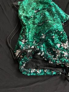 Green Sequin Bag