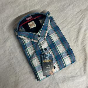 Mozzo Plaid Button-Down Shirt