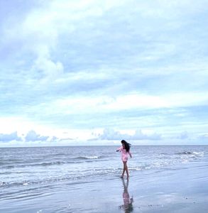Pink Checkered Off-Shoulder Dress