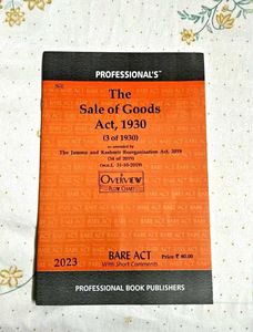 Sale of Goods Act, 1930